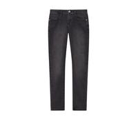 Skinny-fit-Jeans S.OLIVER JUNIOR, Mädchen, Gr. 176, N-Gr, schwarz used, Denim/Jeans, Obermaterial: 80% Baumwolle, 18% Polyester, 2% Elasthan, skinny fit knöchellang, Jeans, im Five-Pocket Style (68962