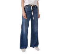 Jeans Suri / Regular Fit / Mid Rise / Wide Leg / mit Bindedetail 38/30 blau 2174406.55Y9.38_30