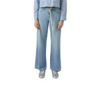 Jeans Suri / Regular Fit / Mid Rise / Wide Leg / mit Bindedetail 44/30 blau 2174406.52Y9.44_30