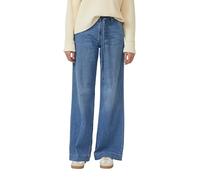 s.Oliver RED LABEL Wide Leg Jeans aus Baumwoll-Mix Modell 'SURI' in Jeansblau, Größe 36/32