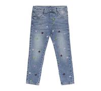 s.Oliver Jeans-Treggings Skinny Fit Mid Rise mit Stickerei Blau Gr. 98/REG