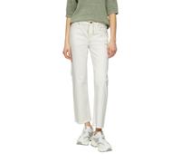 Cropped-Jeans Karolin / Regular Fit / Mid Rise / Straight Leg / Bindeband 42 creme 2165059.02Z8.42
