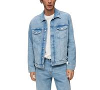 Jeansjacke mit Waschung XL blau