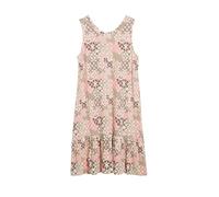 s.Oliver Red Label - Kleid mit Volantsaum rot/beige - Gr. - 34