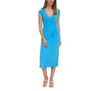 Jersey-Kleid mit Knoten-Detail 36 blau