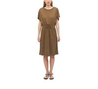 Jersey-Kleid mit Tunnelzug 36 braun 2178652.8918.36
