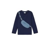 Jersey-Longsleeve mit aufgesetzter Reißverschlusstasche 140 blau 2169347.5836.140