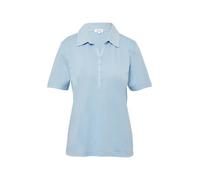 s.Oliver RED LABEL Regular Fit Jersey-Polo aus reiner Baumwolle in Bleu, Größe 46