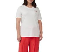 Jersey-Shirt aus Baumwolle mit Stickerei 50 creme 2168512.02D7.50