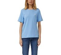 Jersey-T-Shirt im Regular Fit mit Herz-Stickerei 42 blau 2174357.51D0.42