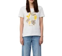 Jersey-T-Shirt mit Artwork weiß 42