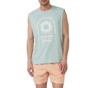 Jersey-Tanktop im Relaxed Fit mit Print 3XL türkis 2166829.60D2.3XL