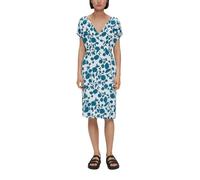 Jerseykleid aus Viskosestretch 38 Blau