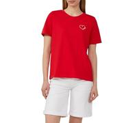 Jerseyshirt aus Baumwolle mit Stickerei 38 rot 2164143.30D7.38
