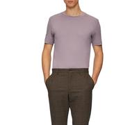 s.Oliver Jerseyshirt im Slim Fit aus merzerisierter Baumwolle