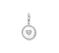 s.Oliver Jewel Damen-Charm 925 Silber rhodiniert Zirkonia weiß - 508858