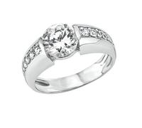 s.Oliver Jewel Damen-Ring 925 Sterling Silber Gr. 54 (17.2) 462891