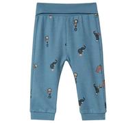 s.Oliver Jogging Pants mit All-Over-Print aus Strukturjersey hellblau 86