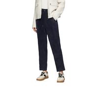 Jogpants aus Feincord mit Elastikbund 38 blau 2160115.5959.38