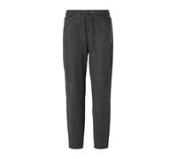 Jogpants in Veloursleder-Optik mit Elastikbund 44 grau 2171130.9828.44