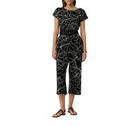 Jumpsuit in Culotte-Länge mit Flechtgürtel 40 schwarz 2160814.99A3.40