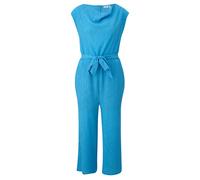 Jumpsuit mit Wasserfallausschnitt 38 türkis