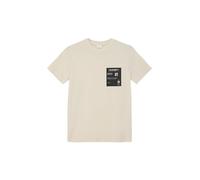 s.Oliver Jungen 2143136 T-Shirt mit Frontprint, beige, M