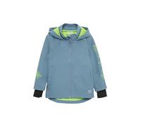 s.Oliver RED LABEL Regular Fit Softshell-Jacke mit Jersey-Futter und Kontrastdetails in Rauchblau, Größe 98