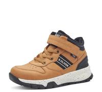s.Oliver Jungen Sneaker hoch mit Klettverschluss Wasserabweisend, Braun (Corn), 34 EU