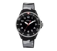 s.Oliver Jungs Armbanduhr - Camouflage