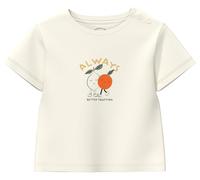 Unisex T-Shirt mit Frontprint 80 creme 2178582.0401.80