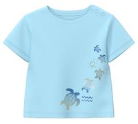 Unisex T-Shirt mit Frontprint 68 türkis 2180182.5207.68