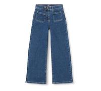 s.Oliver Junior Girl's Jeans, Wide Leg, Blue Denim, 110