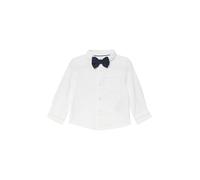 Festliches Langarm-Hemd aus Jersey mit abnehmbarer Fliege 92 weiß 2173664.0100.92