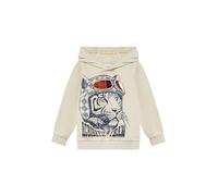 Hoodie aus Baumwollmix mit Folienprint 116/122 Beige 2171625.8001.116_122