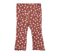 Elastische Leggings aus Rippware mit Flared Leg 92 rot|mehrfarbig 2164969.38A4.92