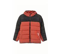Steppjacke in Colour-Blocking-Optik und Fleecefutter L rot 2150935.3840.L