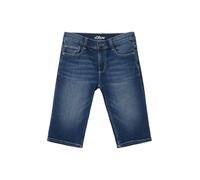 s.Oliver Junior Jungen 2139932 Jeans Bermuda, Pete Regular Fit, blau 57Z2, 164 Größen