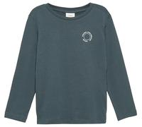 Unisex Longsleeve aus Baumwolle mit kleinem Print-Detail 92/98 grau 2160642.9515.92_98