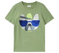 T-Shirt mit Wendepailletten
