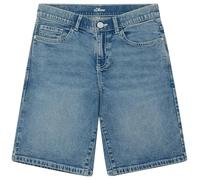 s.Oliver Junior Jungen Bermuda Jeans - Loose Fit, Wide Leg, Used-Effekt