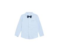 s.Oliver Junior Jungen Hemd - Slim Fit, Chambray, mit abnehmbarer Fliege und Paspeltasche
