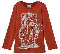Baumwoll-Longsleeve mit Silikonprint 92/98 rot 2170152.3502.92_98