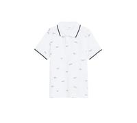 s.Oliver Junior Jungen Polo-Shirt aus Piqué - Regular Fit, All-Over-Print, Polokragen mit Knopfleiste