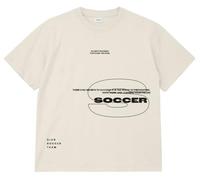 Oversize T-Shirt mit Frontprint und Nahtdetail 170/176 creme 2177377.0401.170_176