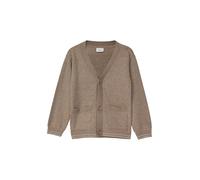 Strickjacke mit Kontraststreifen 128/134 braun 2174290.86W0.128_134