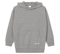 Unisex Oversized-Hoodie mit Kängurutaschen und Schrift-Print 164 grau 2174132.9400.164