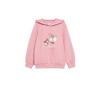 Sweatshirt mit Folienprint und Kapuze 128/134 pink 2180986.4183.128_134