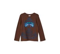 Longsleeve mit Hologram-Artwork 92/98 braun 2173440.8844.92_98