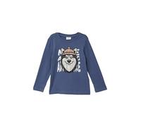 Langarmshirt mit Pailletten-Artwork 104/110 blau 2173441.5544.104_110